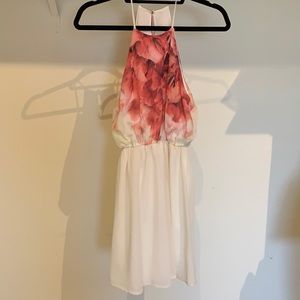 NWT jelia c. Floral dress with a cinched waist